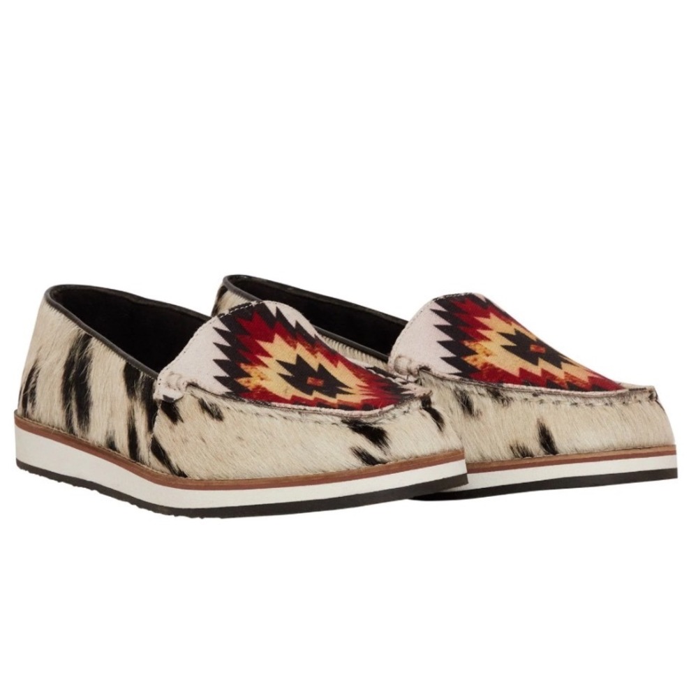 Myra Bag Uranium Southwestern Aztec Slip-On Moc Toe Shoes Women's Size 7